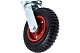 Литое колесо с протект. резиной 250 мм (шарикоподш., поворот. площадка, мет. обод) - PS 250